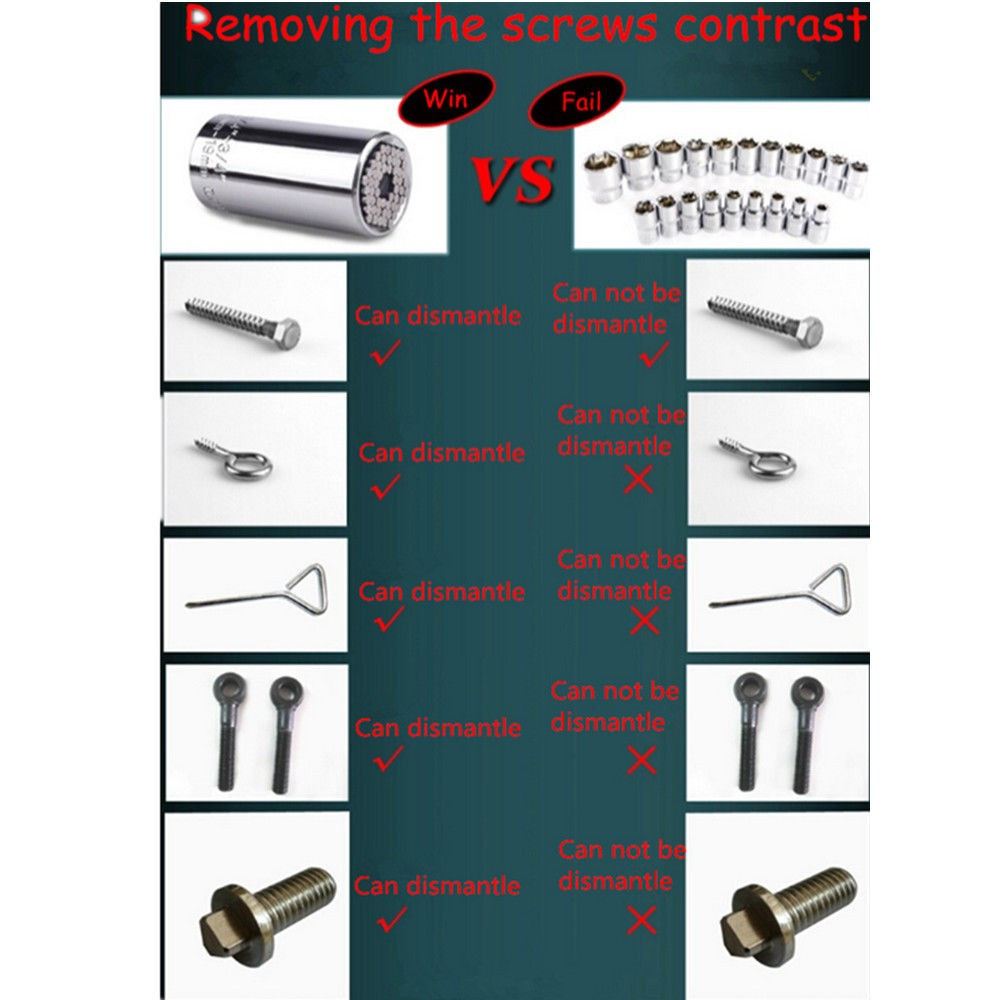 Πολυκαρυδάκι - Πολύκλειδο 7-19mm - Tools All Grip